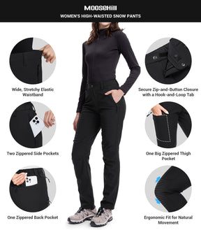 Women's Snow Ski Hiking Pants - SnowVenture W003