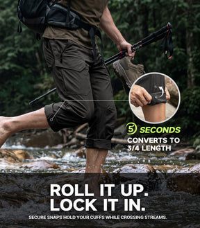 Men's Hiking Pants Lightweight Quick Dry - HikerFlex M045