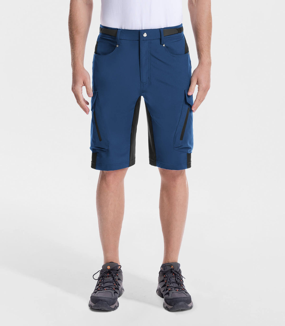 Men's Outdoor Quick Dry Lightweight Stretchy Shorts for Hiking #Color_indigo