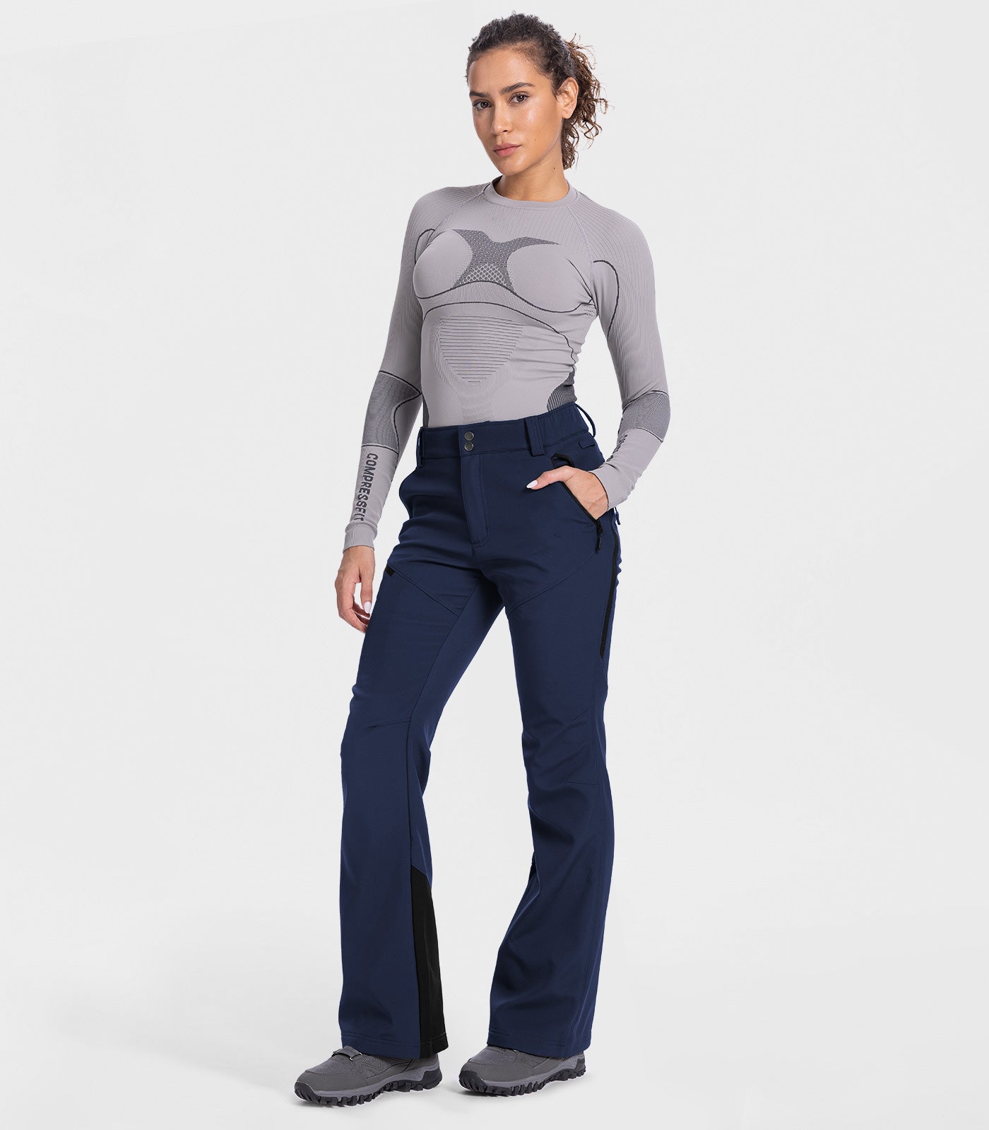 Women's Snow Ski Fleece lined Pants - SnowVenture W048