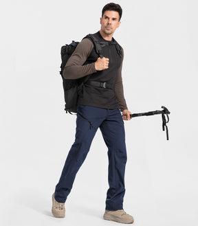 Men's Snow Ski Fleece lined Pants - SnowVenture M054