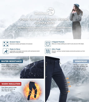 Women's Snow Ski Hiking Pants - SnowVenture W003