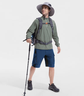 Men's Hiking Shorts Baggy Quick Dry - TrailPioneer M006