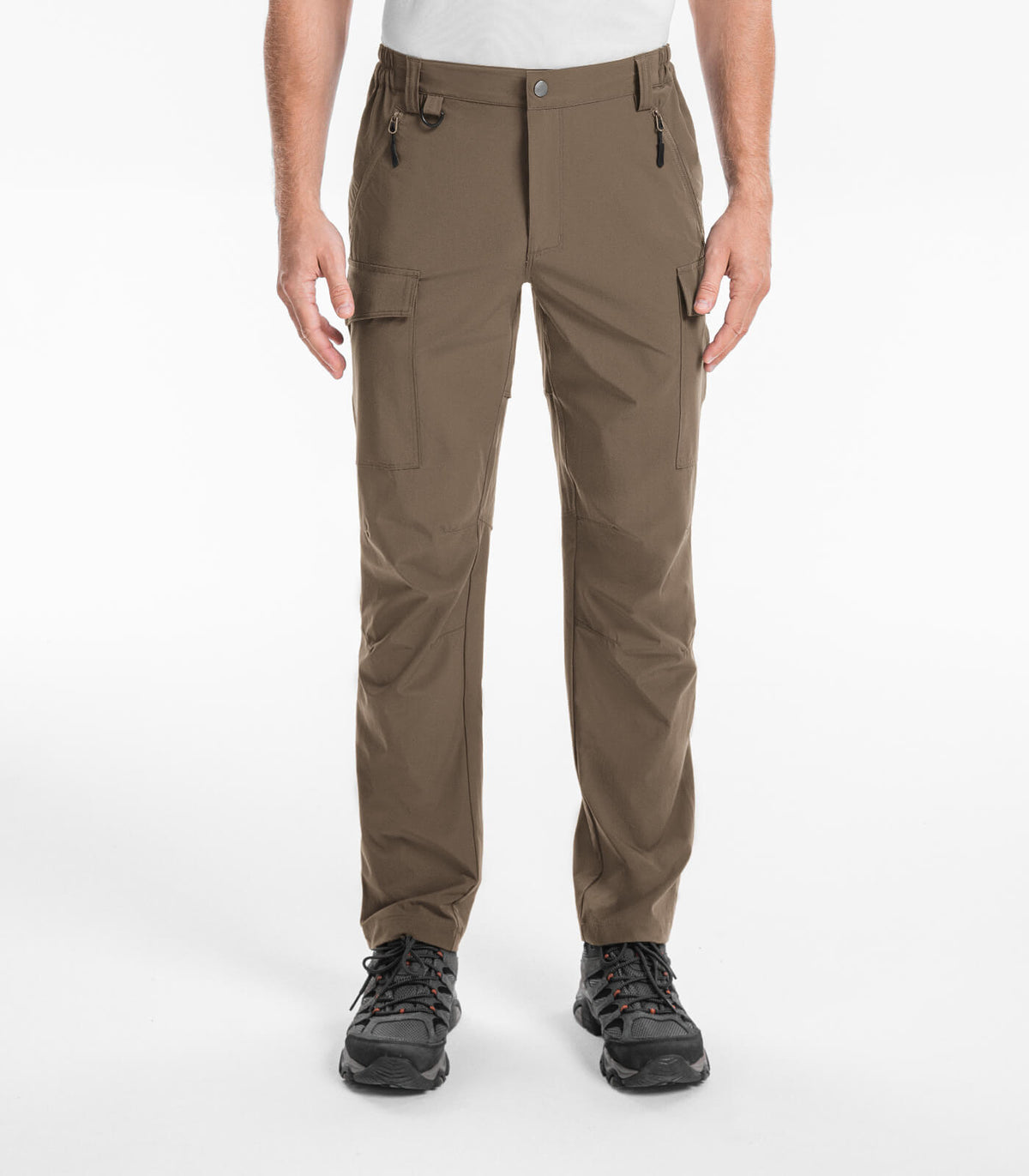 Moosehill Men's Hiking Cargo Pants #Color_Brown