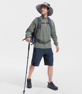 Men's Hiking Shorts Baggy Quick Dry - TrailPioneer M006
