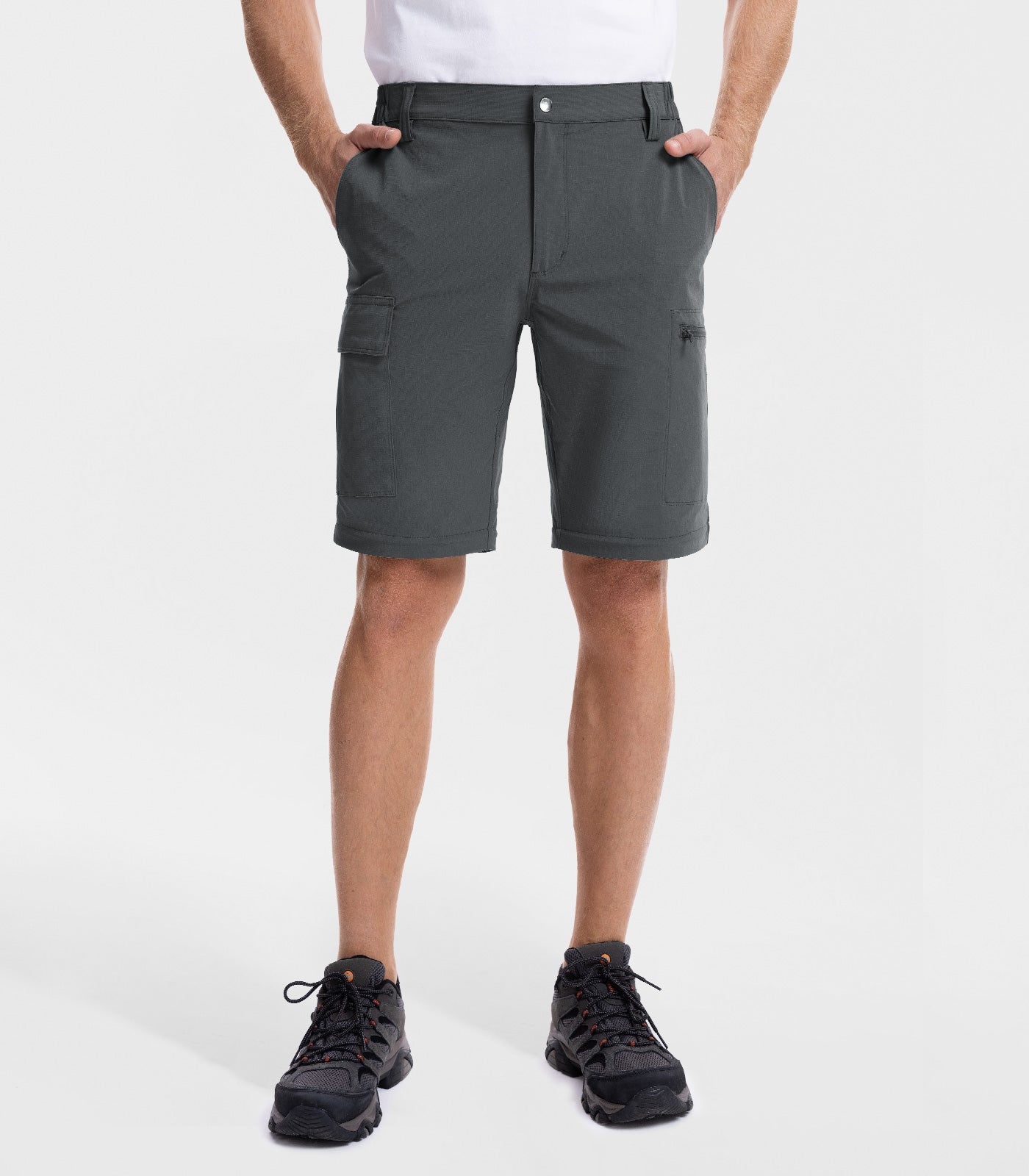 Pantalon de randonnée convertible pour hommes Pantalon cargo à séchage rapide - HikerFlex M015