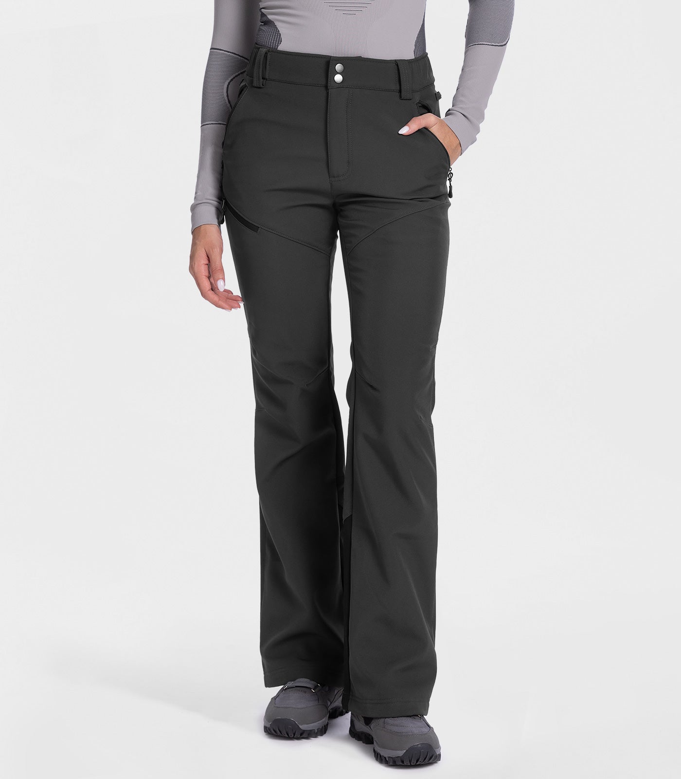 Women's Snow Ski Fleece lined Pants - SnowVenture W048