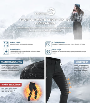 Women's Snow Ski Hiking Pants - SnowVenture W003