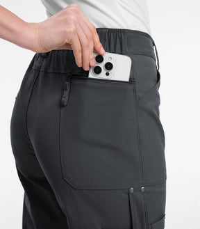 Damen Cargo Capri-Hosen 12