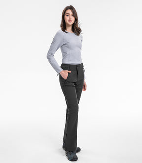 Pantaloni de drumeție evazați pentru schi pe zăpadă pentru femei - SnowVenture W021