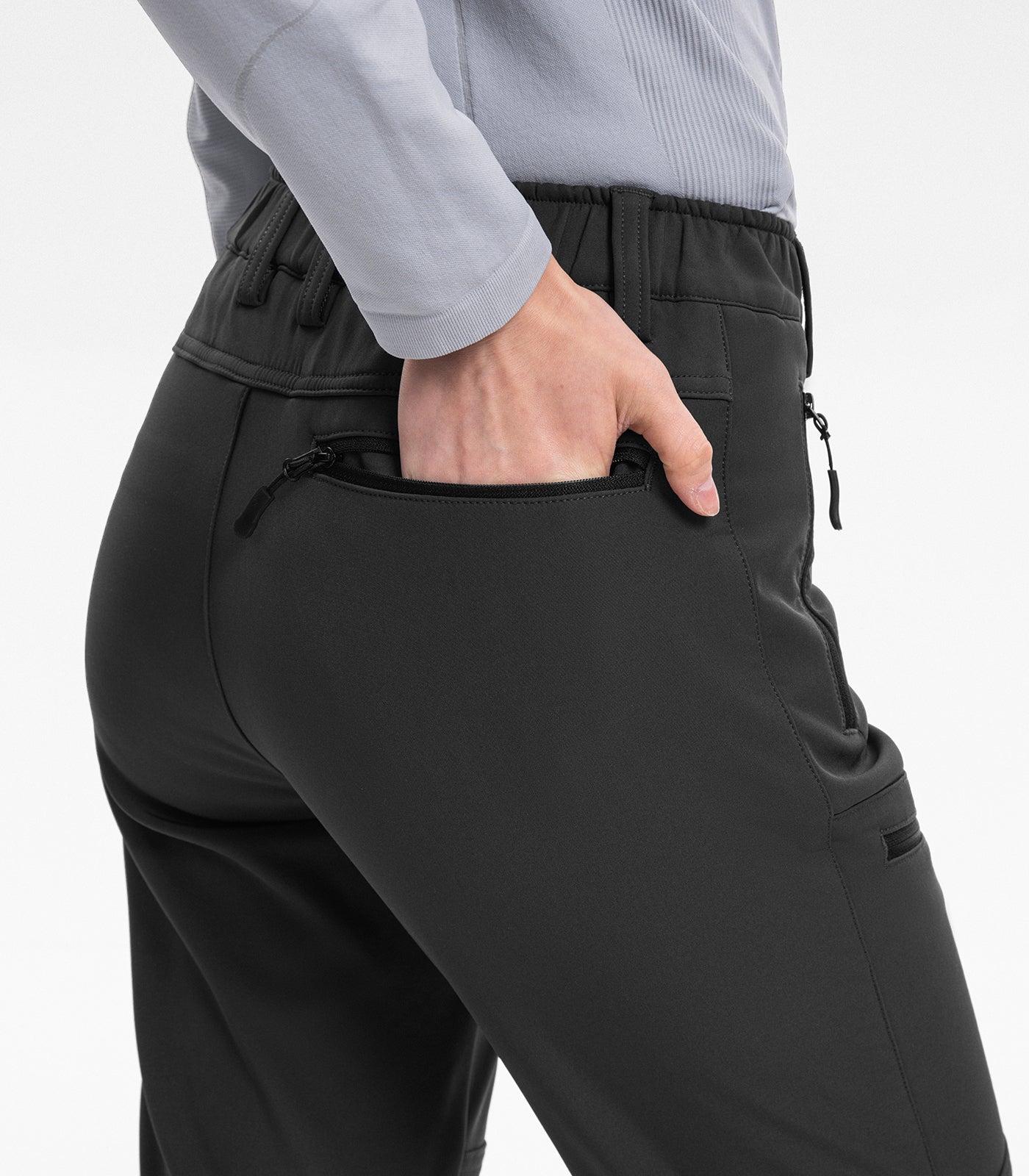 Pantaloni de drumeție evazați pentru schi pe zăpadă pentru femei - SnowVenture W021