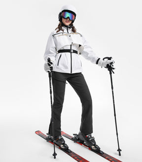 Pantaloni de drumeție evazați pentru schi pe zăpadă pentru femei - SnowVenture W021