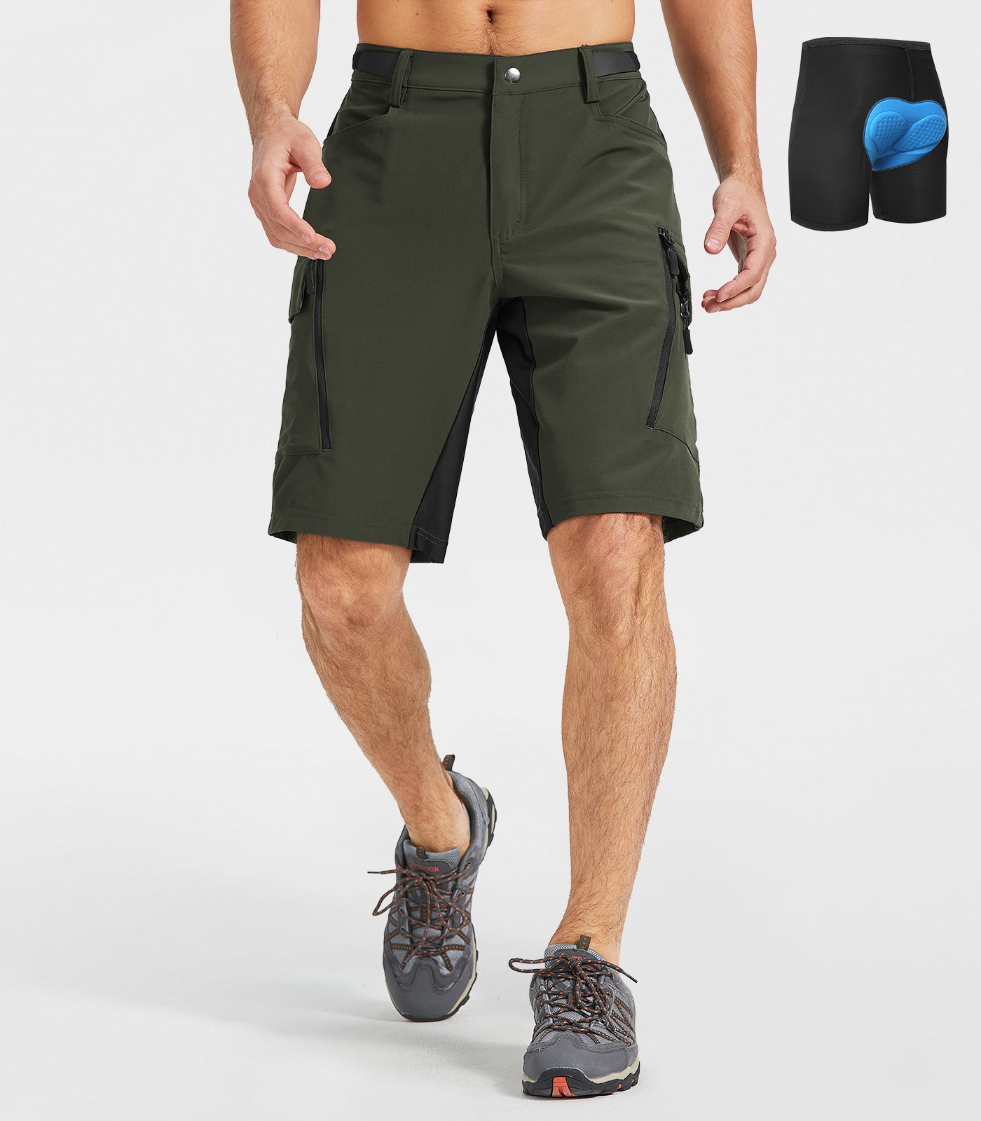 Pantalones Cortos Bici Montaña Pantalones Cortos Para Hombre
