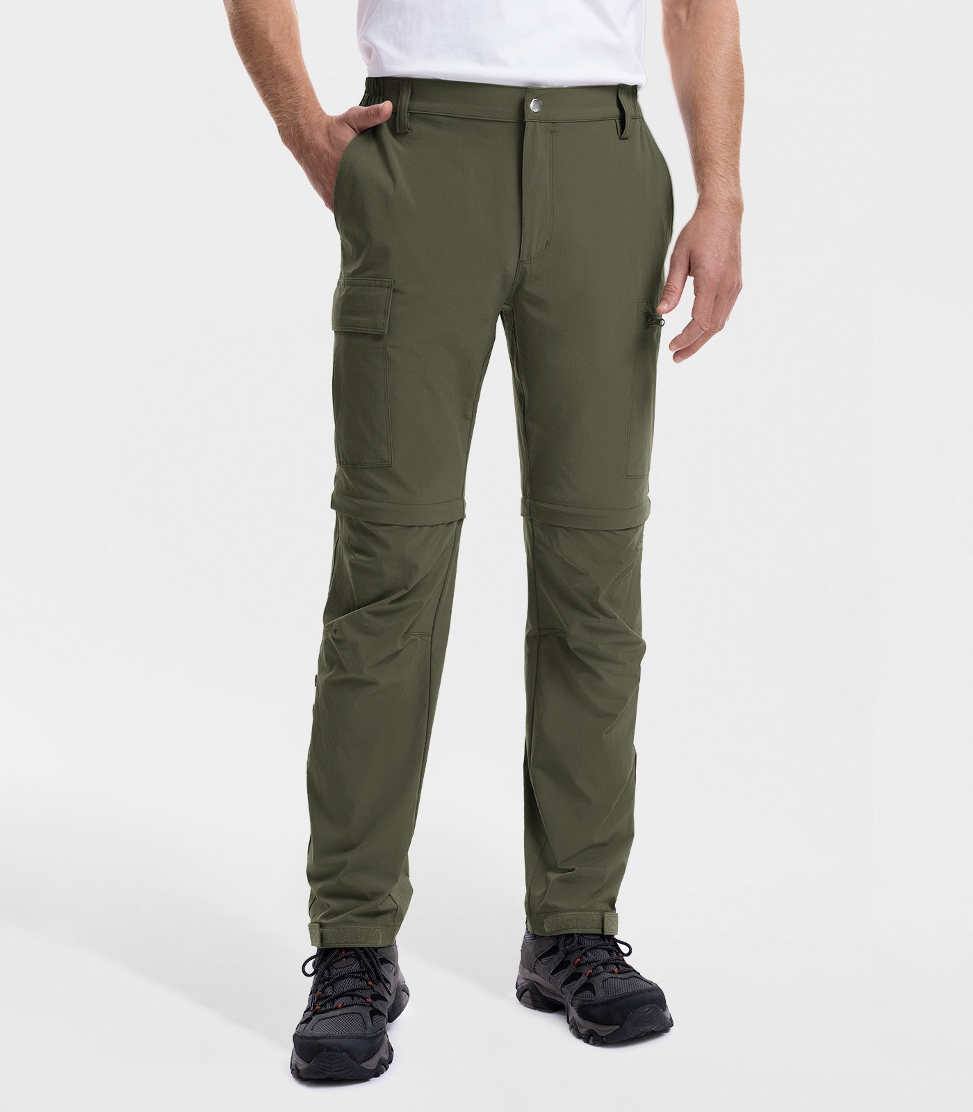 Pantalon de randonnée convertible pour hommes Pantalon cargo à séchage rapide - HikerFlex M015