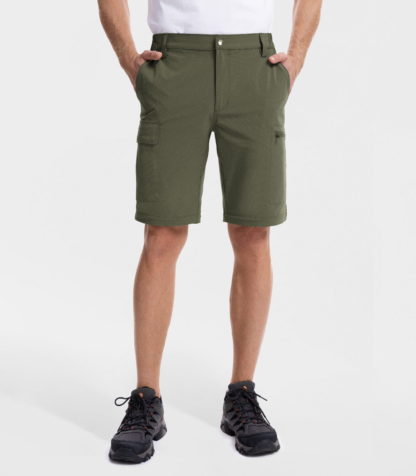 Pantalon de randonnée convertible pour hommes Pantalon cargo à séchage rapide - HikerFlex M015