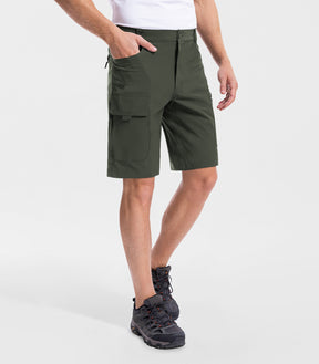 Men's Cargo Hiking Shorts Lightweight Water Resistant - TrailPioneer M026
