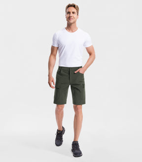 Men's Cargo Hiking Shorts Lightweight Water Resistant - TrailPioneer M026