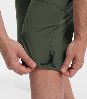Moosehill Bermudas Cortas 3/4 para Hombre Pantalones Cortos Cargo para Exteriores Pantalones Cargo Impermeables Pantalones de Senderismo Pantalones de Trekking elásticos Pantalones Deportivos Pantalones de Ciclismo Largos de Verano para Hombres