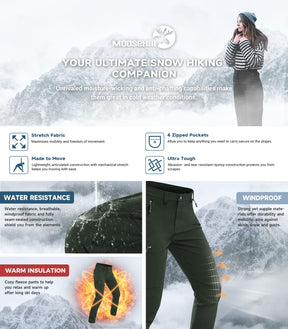 Women's Snow Ski Hiking Pants - SnowVenture W003