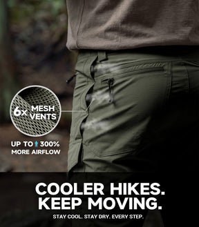 Men's Hiking Pants Lightweight Quick Dry - HikerFlex M045