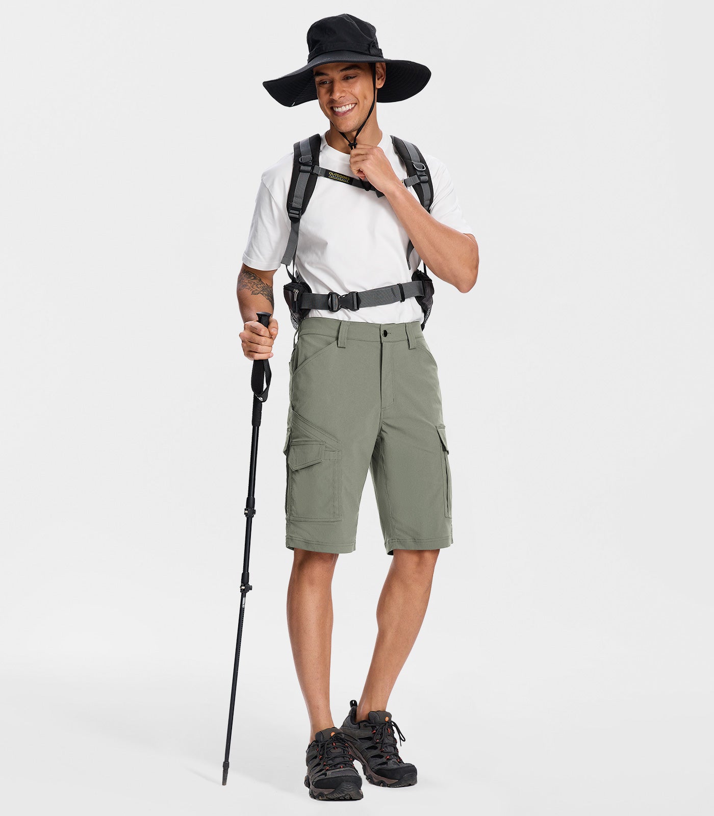 Men's Cargo Hiking Shorts - TrailPioneer M043