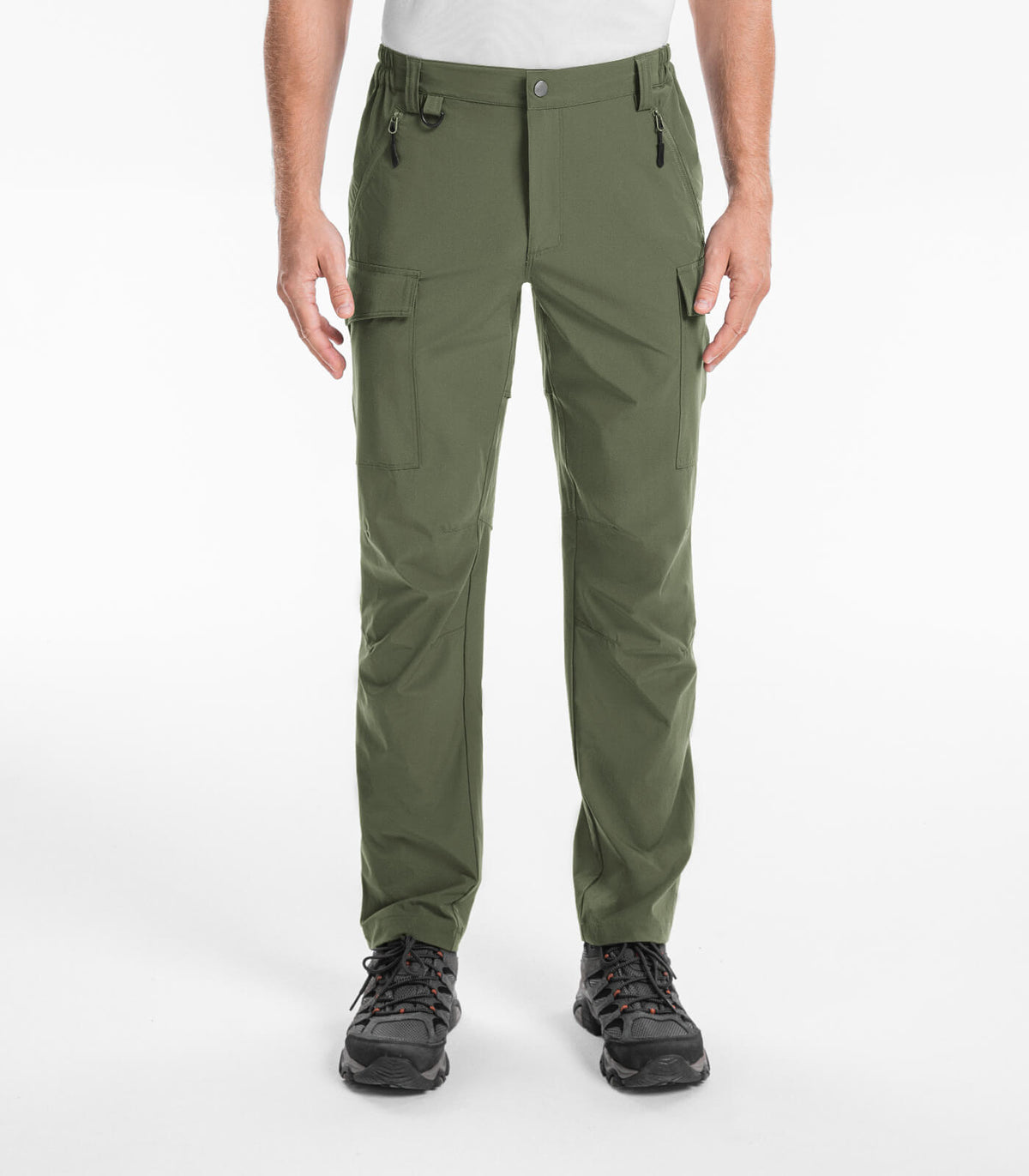 Moosehill Men's Hiking Cargo Pants #Color_Green