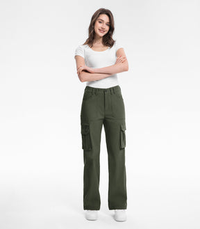 Women's Cargo Hiking Pants High Waisted - HikerFlex W037
