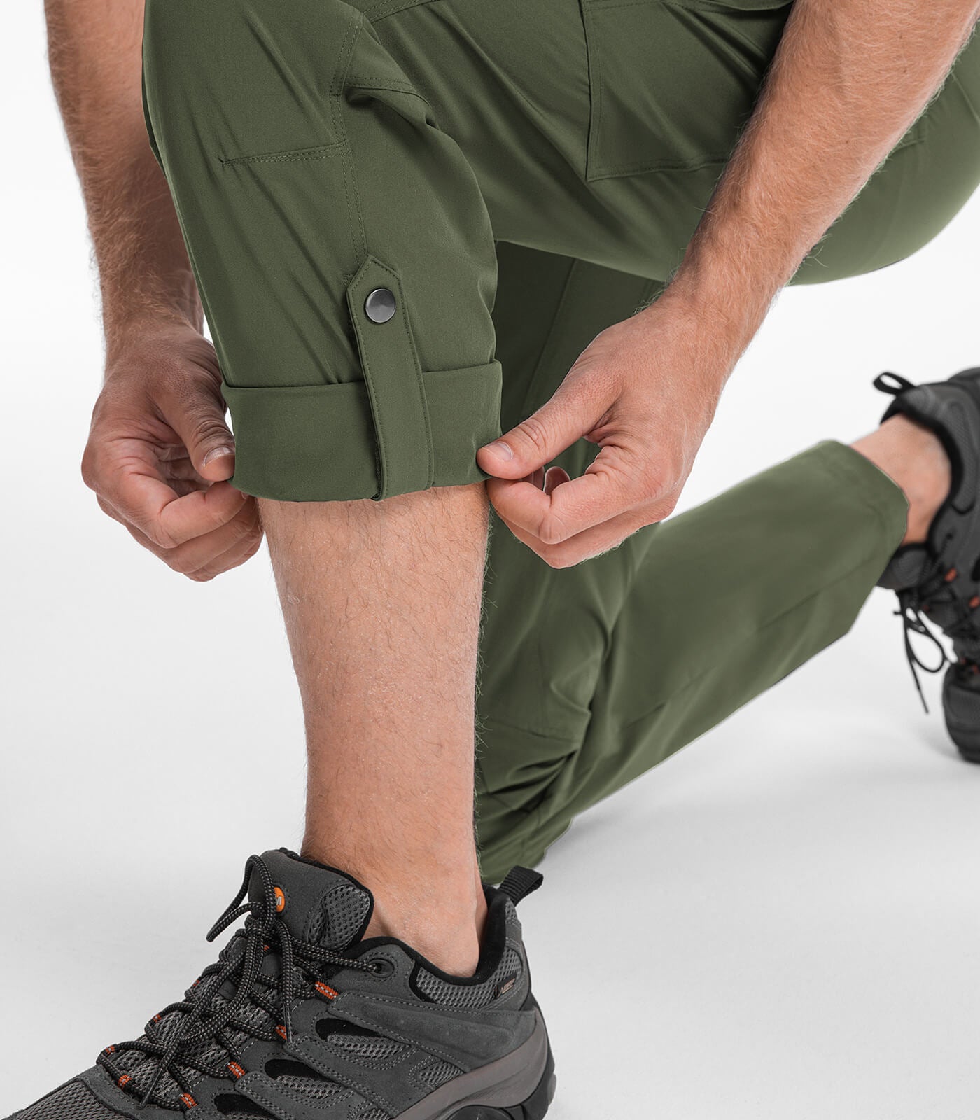 Men's Hiking Cargo Pants Water-Resistant Quick Dry - HikerFlex M033
