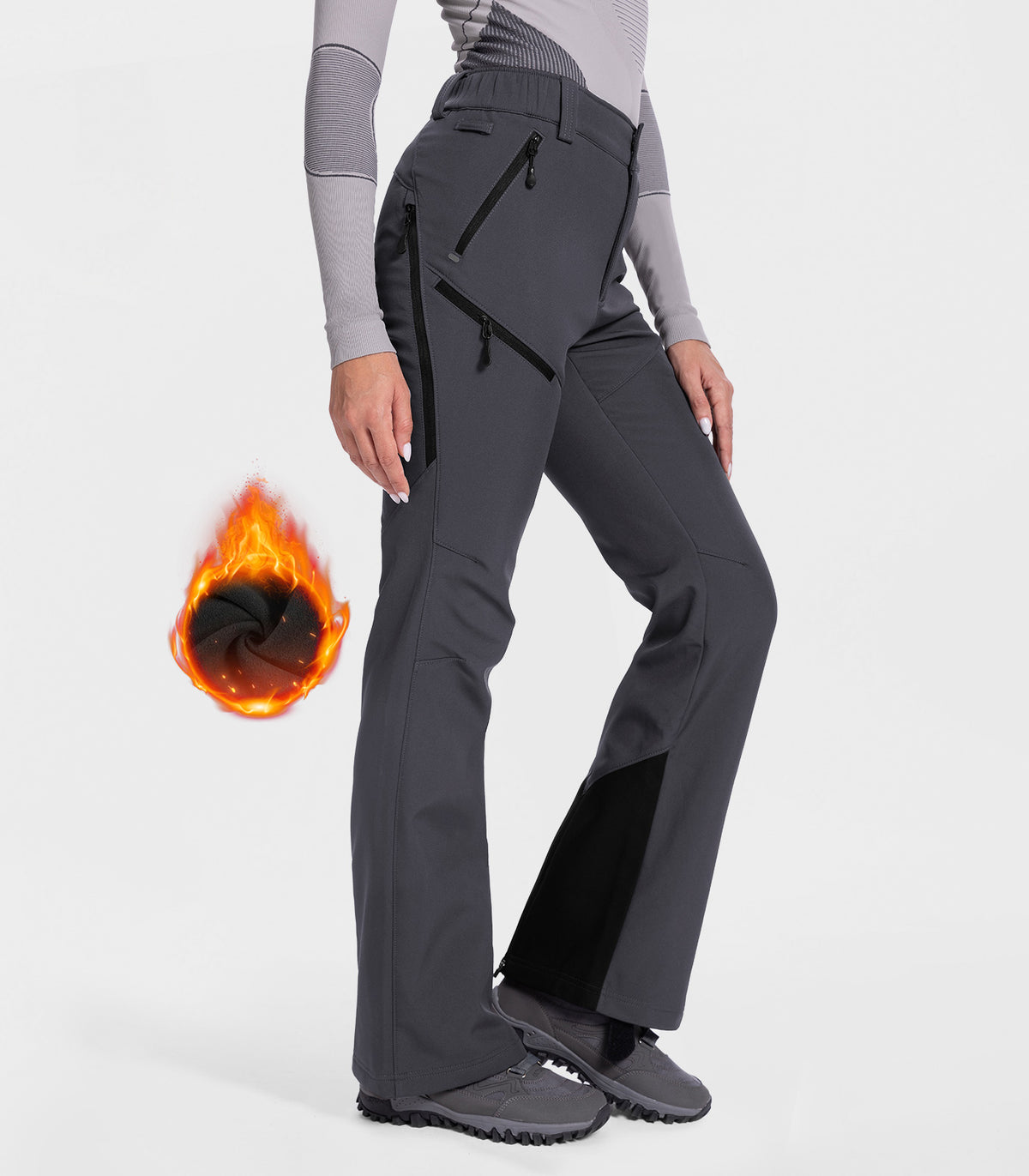 womens snow pants #Color_Grey