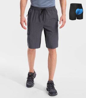 Men's Padded Mountain Bike Shorts - CycleAir M020