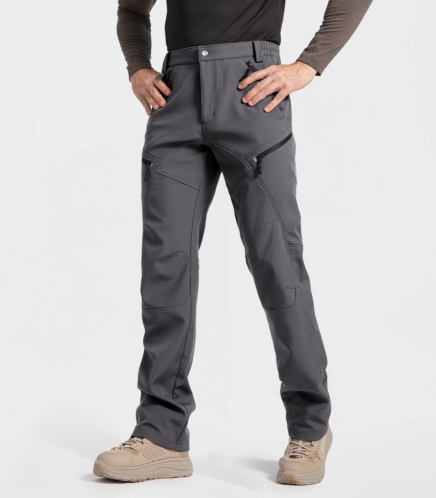 Men's Snow Ski Fleece lined Pants - SnowVenture M054