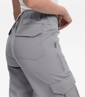 Women's Cargo Hiking Pants / High-Waisted & Lightweight - HikerFlex W038