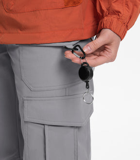 Women's Cargo Hiking Pants / High-Waisted & Lightweight - HikerFlex W038