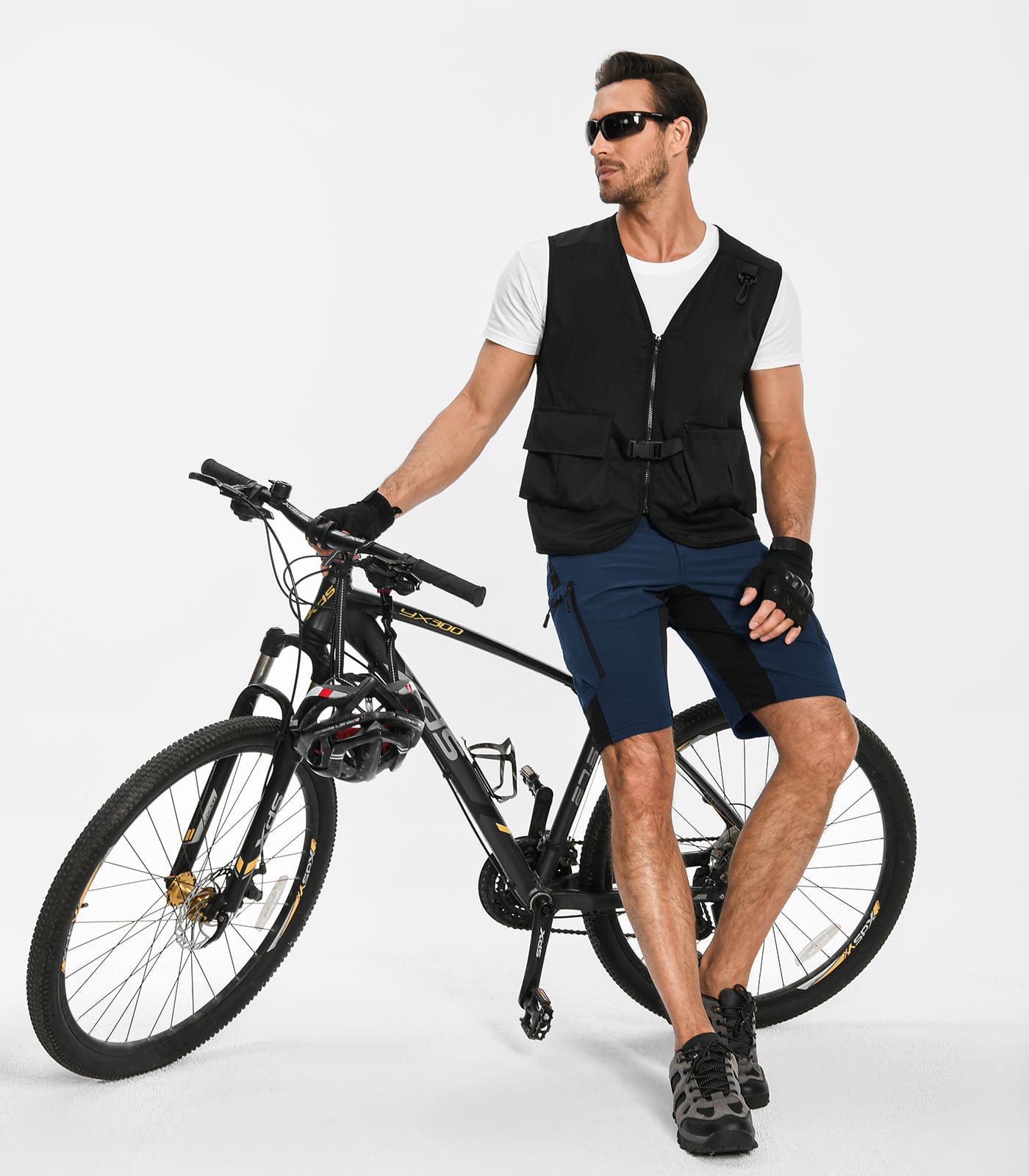 Pantalones Cortos Acolchados para Hombre para Bicicleta de Montaña - CycleAir M027