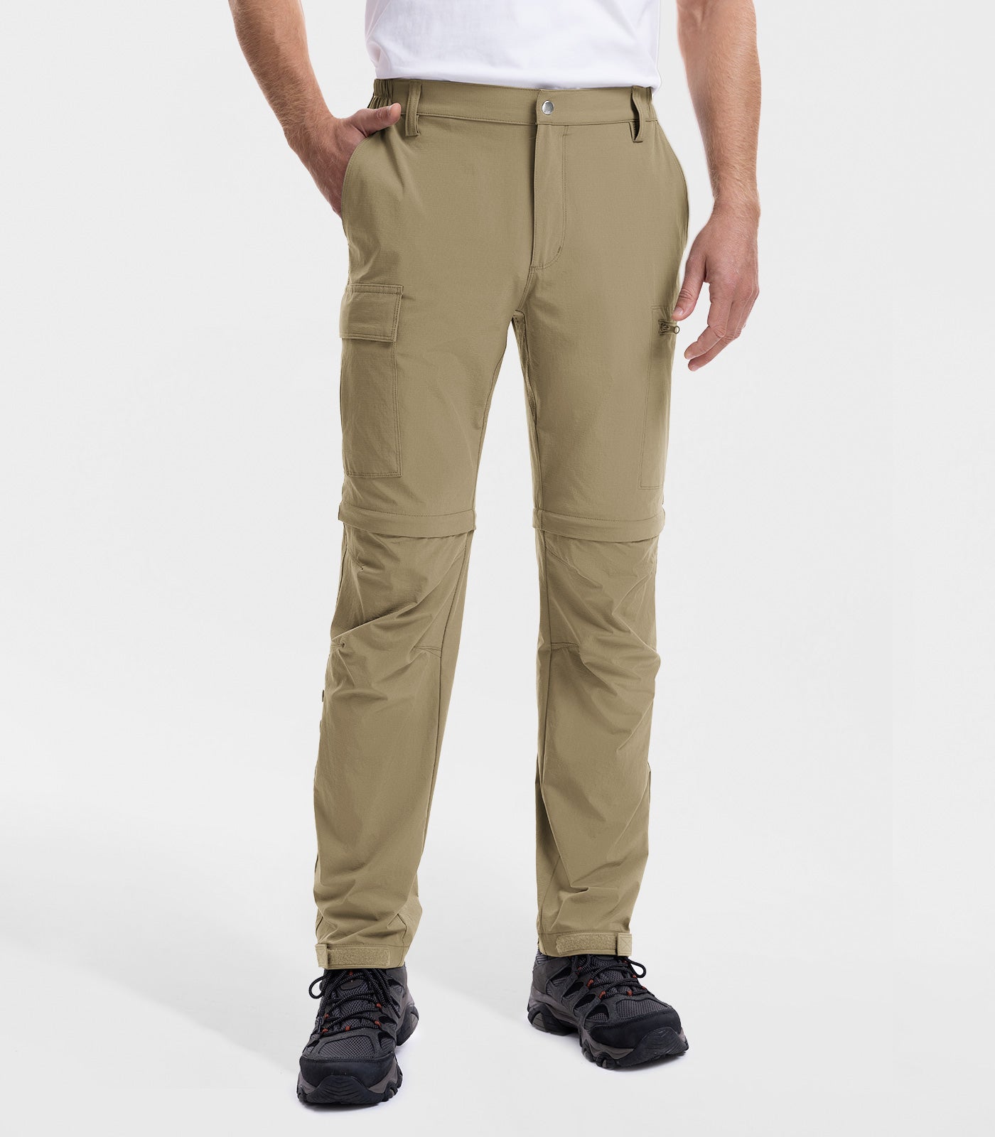 Pantalon de randonnée convertible pour hommes Pantalon cargo à séchage rapide - HikerFlex M015