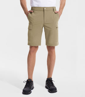 Pantalon de randonnée convertible pour hommes Pantalon cargo à séchage rapide - HikerFlex M015