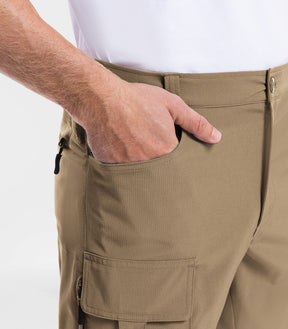 Men's Cargo Hiking Shorts Lightweight Water Resistant - TrailPioneer M026