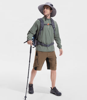 Men's Hiking Shorts Baggy Quick Dry - TrailPioneer M006