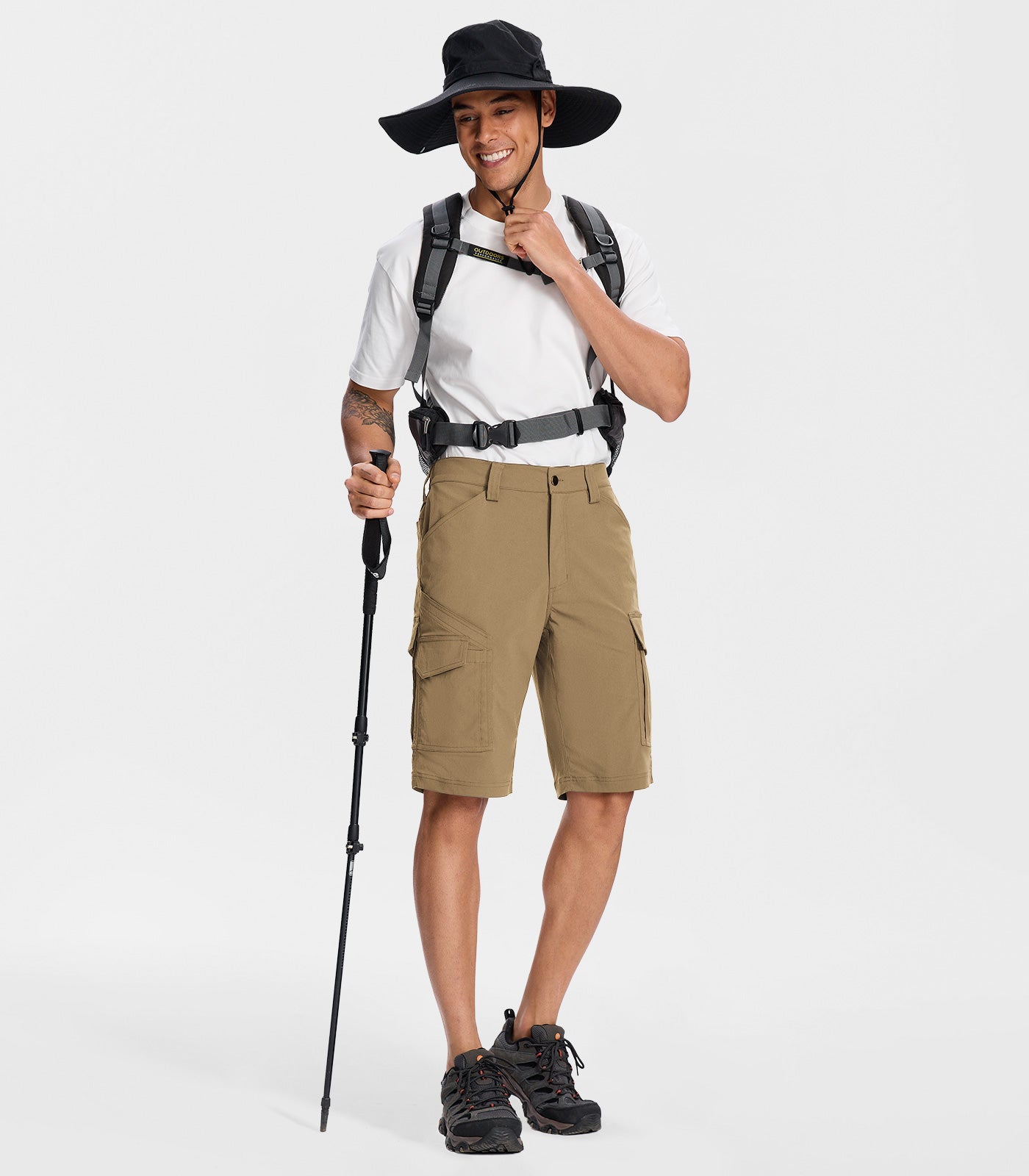 Men's Cargo Hiking Shorts - TrailPioneer M043