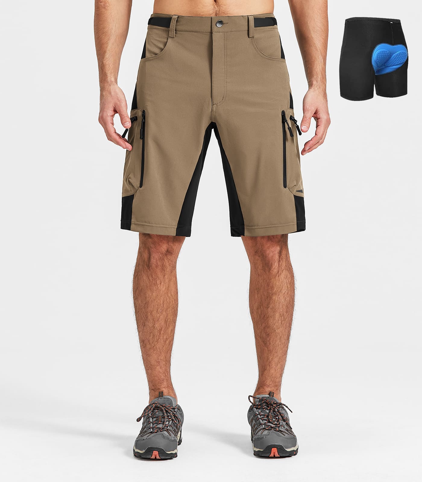 Pantalones Cortos Acolchados para Hombre para Bicicleta de Montaña - CycleAir M027