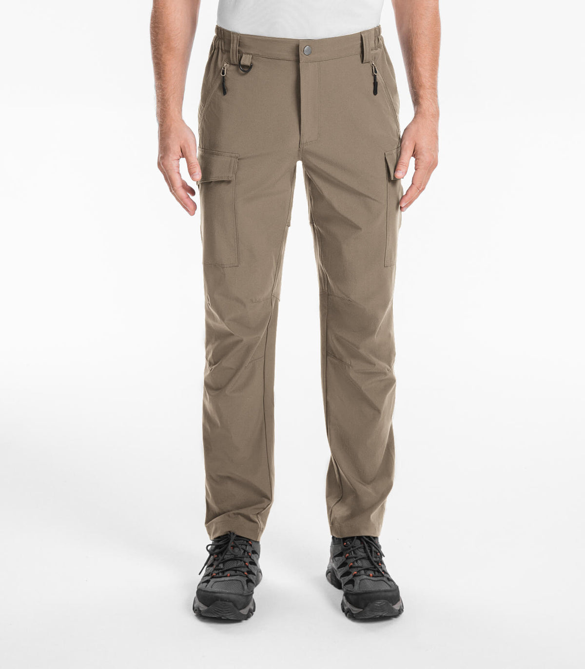Moosehill Men's Hiking Cargo Pants #Color_Khaki 