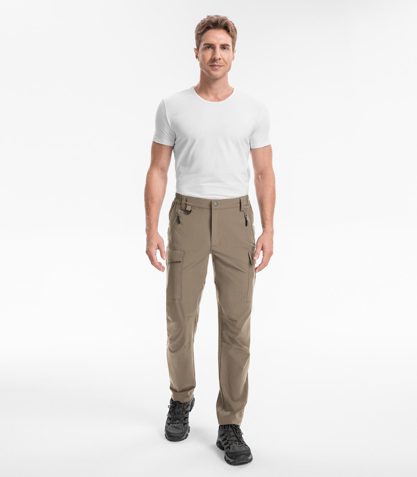Men's Hiking Cargo Pants Water-Resistant Quick Dry - HikerFlex M033