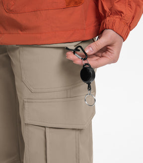 Women's Cargo Hiking Pants / High-Waisted & Lightweight - HikerFlex W038
