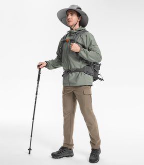 Men's Hiking Cargo Pants Water-Resistant Quick Dry - HikerFlex M033