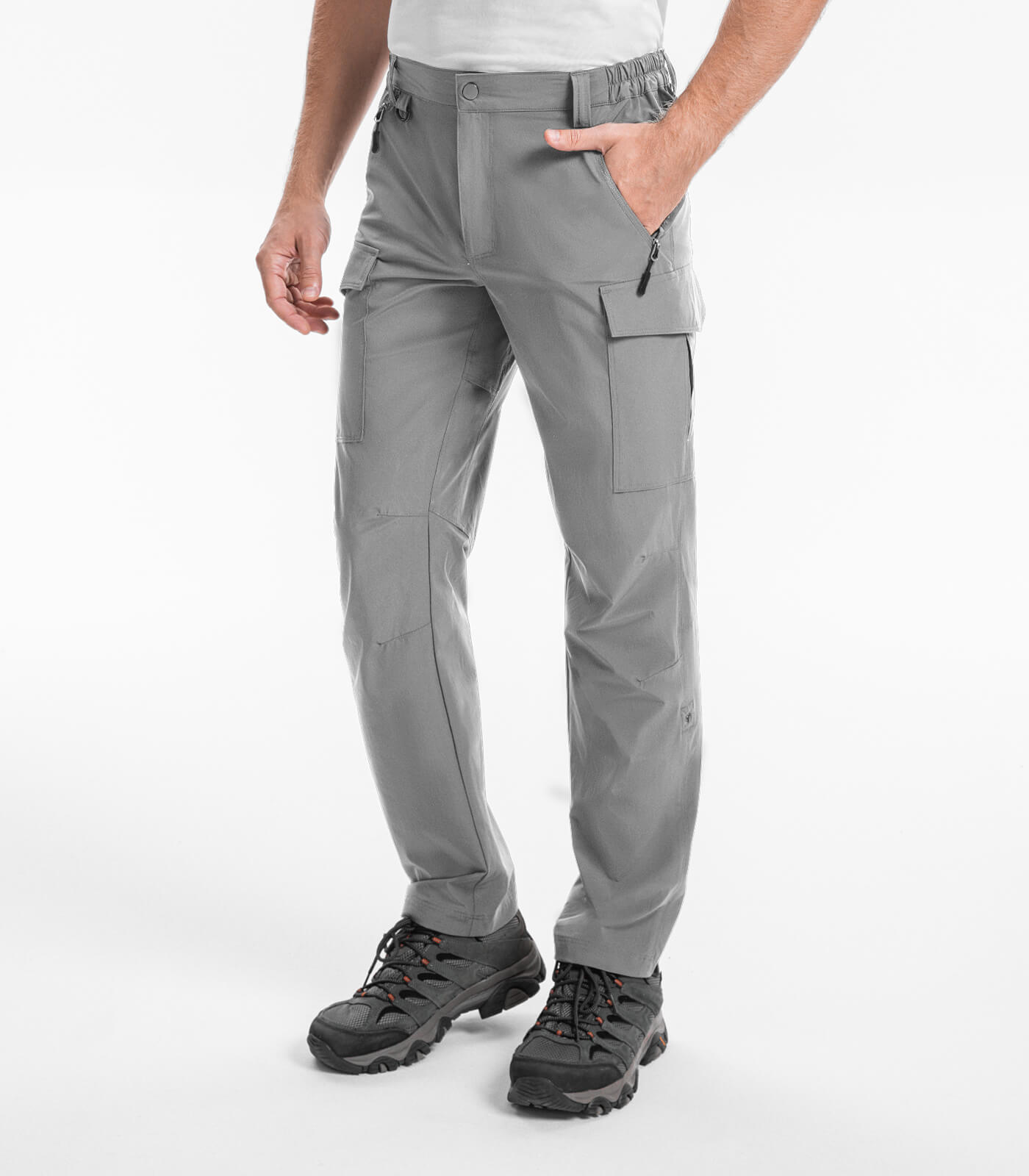 Men's Hiking Cargo Pants Water-Resistant Quick Dry - HikerFlex M033