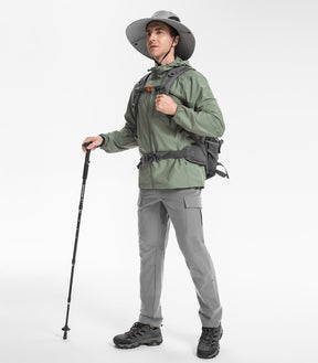 Men's Hiking Cargo Pants Water-Resistant Quick Dry - HikerFlex M033