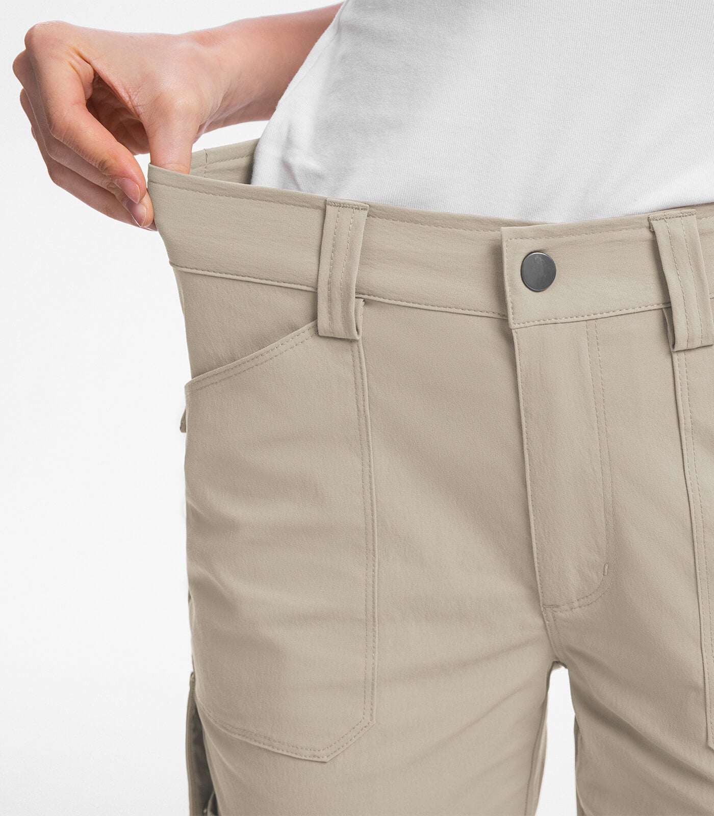 Damen Cargo Capri-Hosen 12