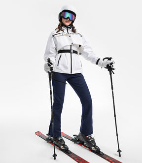 Pantaloni de drumeție evazați pentru schi pe zăpadă pentru femei - SnowVenture W021