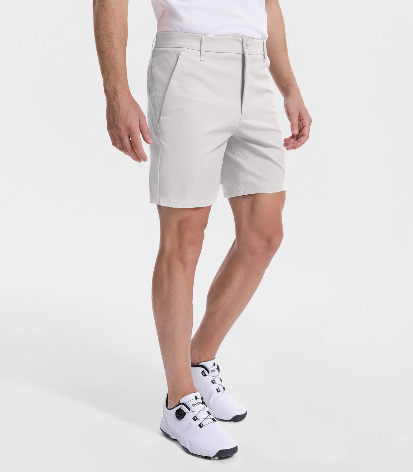 Men's Golf Dress Casual Shorts 7" 10" Quick Dry - SwingLuxe M032 10"- Dark Navy / 40 Men's Golf Dress Casual Shorts 7" 10" Quick Dry - SwingLuxe M032 10"- Dark Navy / 40