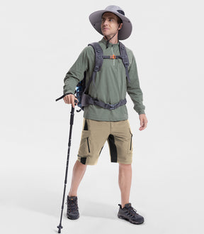 Men's Hiking Shorts Baggy Quick Dry - TrailPioneer M006